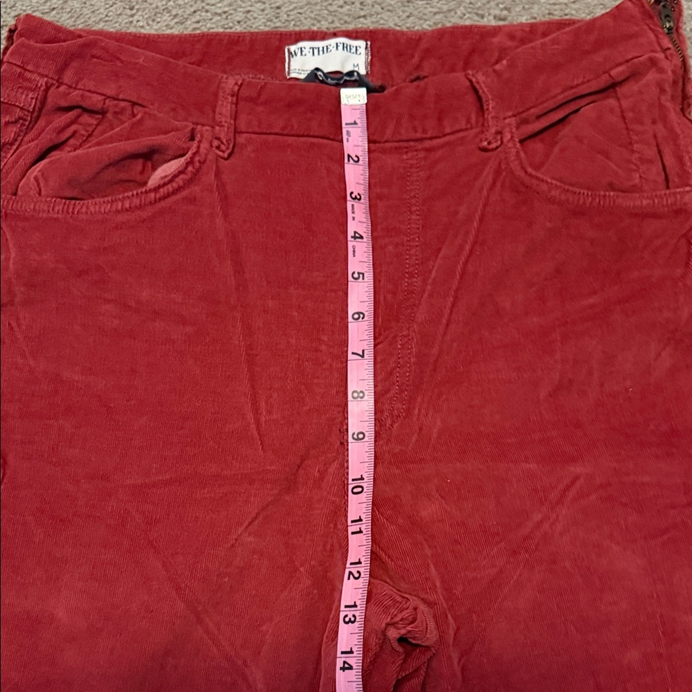 We The Free for Free People Rust Colored Soft Corduroy Pants - Picture 4 of 7